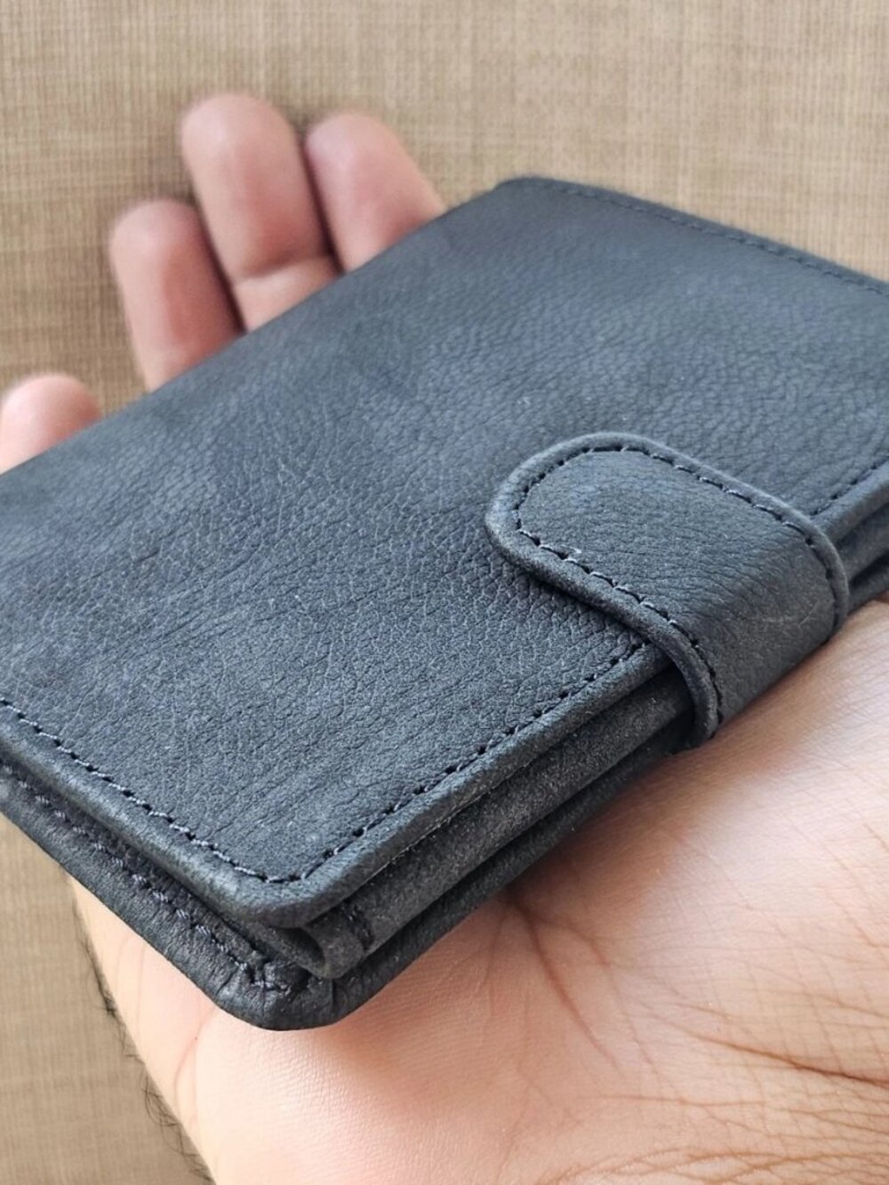 Genuine Leather Billfold Multiple Compartments Card Holder Wallet Purse
